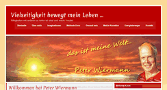 Desktop Screenshot of peterwiermann.com