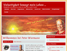 Tablet Screenshot of peterwiermann.com